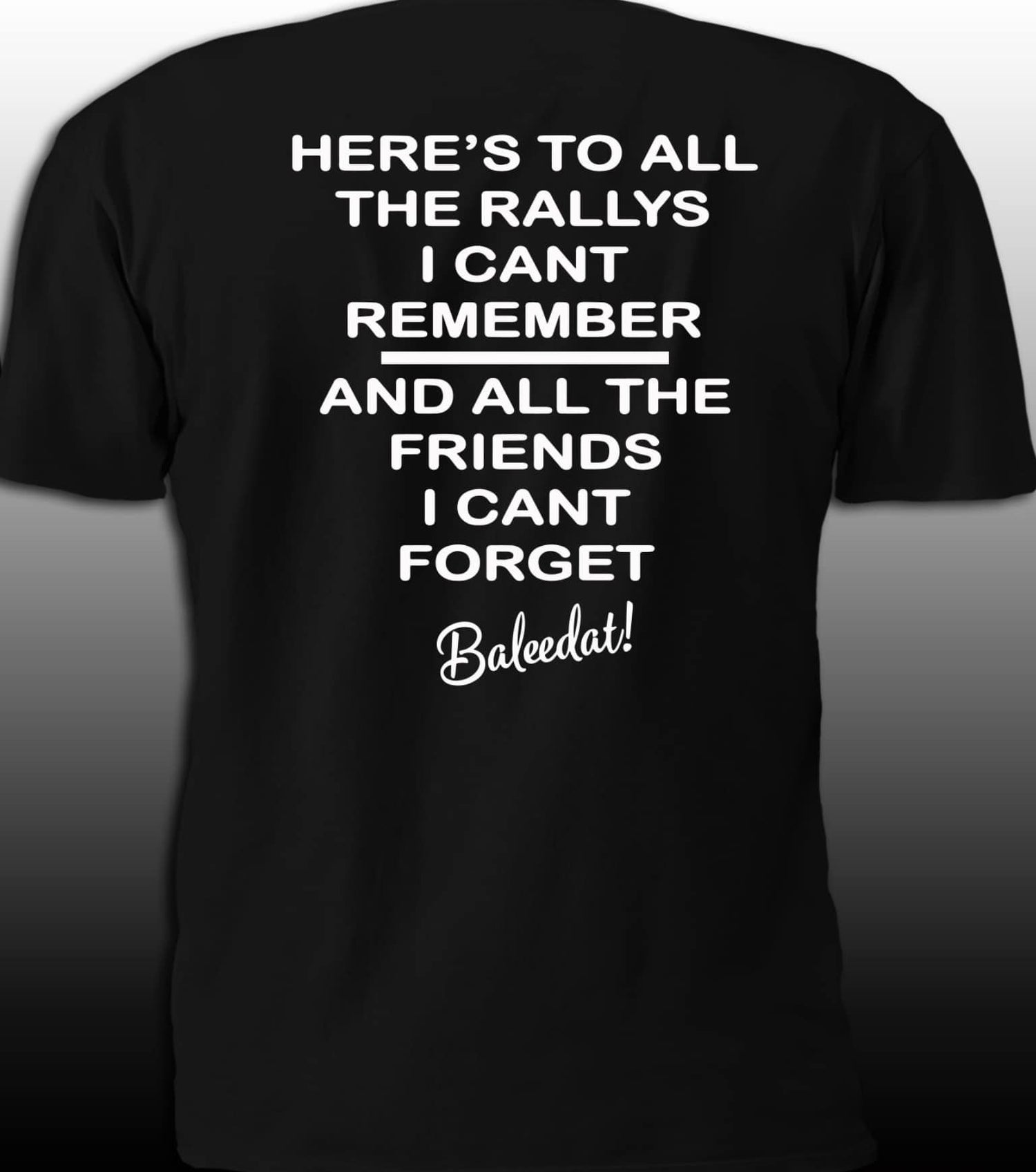 HERES TO ALL THE RALLIES I CANT REMEMBER